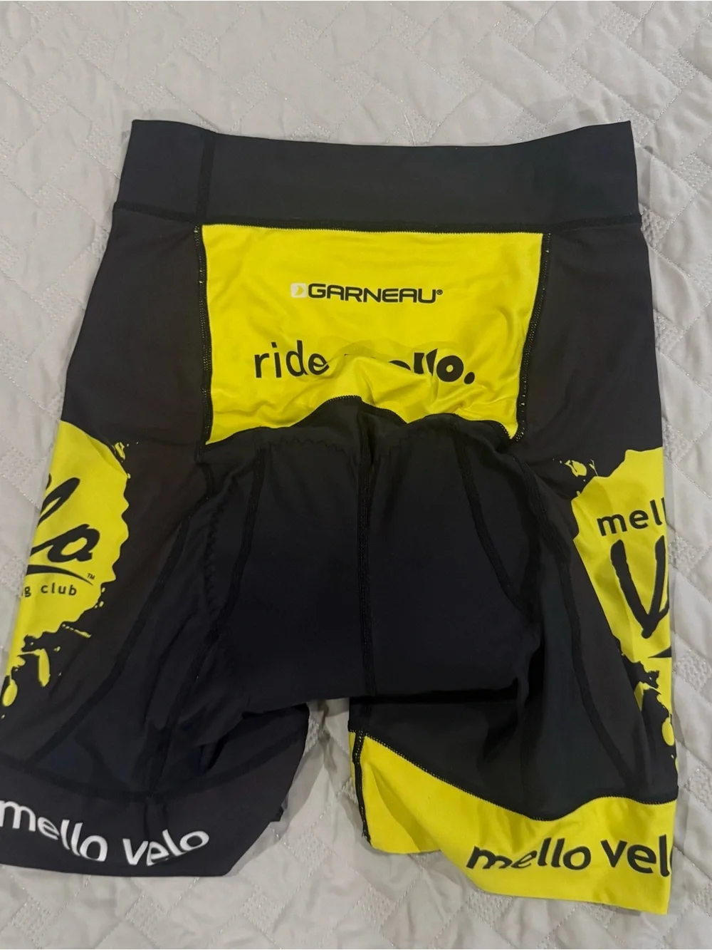 Mello Velo Women's Cycling Club Shorts Size Large Padded Compression Black Bike